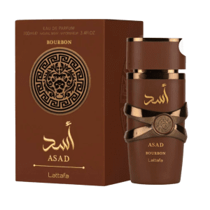 lattafa asad bourbon perfume hombre 100ml dulce amaderado larga duracion