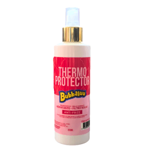 Thermo protector Bubbaluu frutilla 250ml Protector térmico Bubbaluu aroma frutilla Spray protector cabello Bubbaluu
