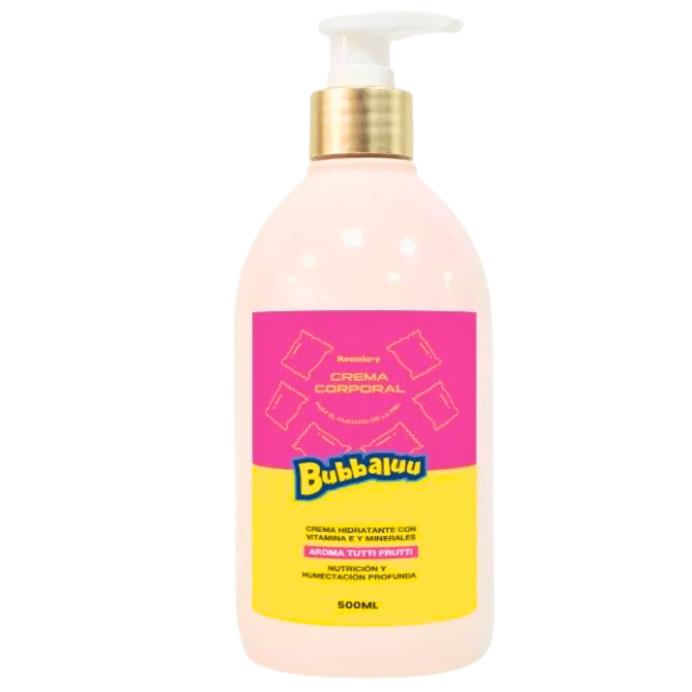 Crema corporal Bubbaluu tutti frutti 500ml Crema hidratante cuerpo Bubbaluu Producto Bubbaluu cuidado corporal