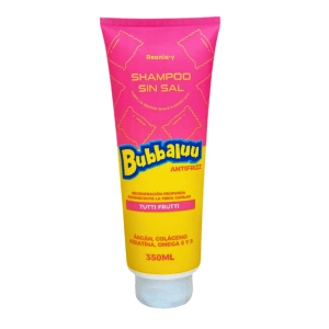 shampoo Bubbaluu tutti frutti cabello shampoo sin sal cuidado capilar Bubbaluu shampoo hidratante