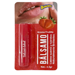 protector labial Bubbaluu frutilla hidratante labios frutilla bálsamo labios uso diario