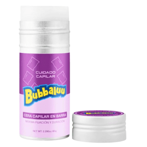cera capilar Bubbaluu uva formato barra producto para peinar Bubbaluu cera fijadora cabello Bubbaluu portátil
